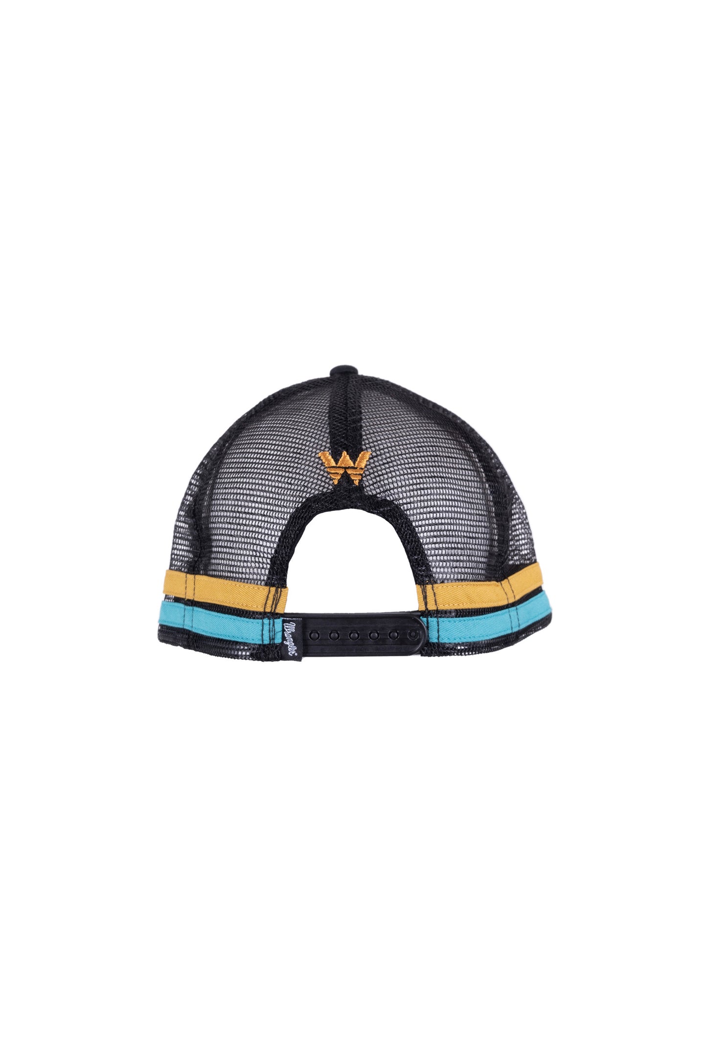 Wrangler Anton Square Front Trucker Cap - Black - X3S1953CAP