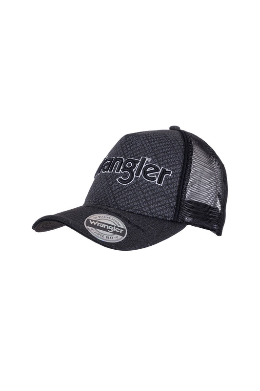 Wrangler Stewart High  Profile Trucker Cap - Charcoal/Marle - X3S1959CAP