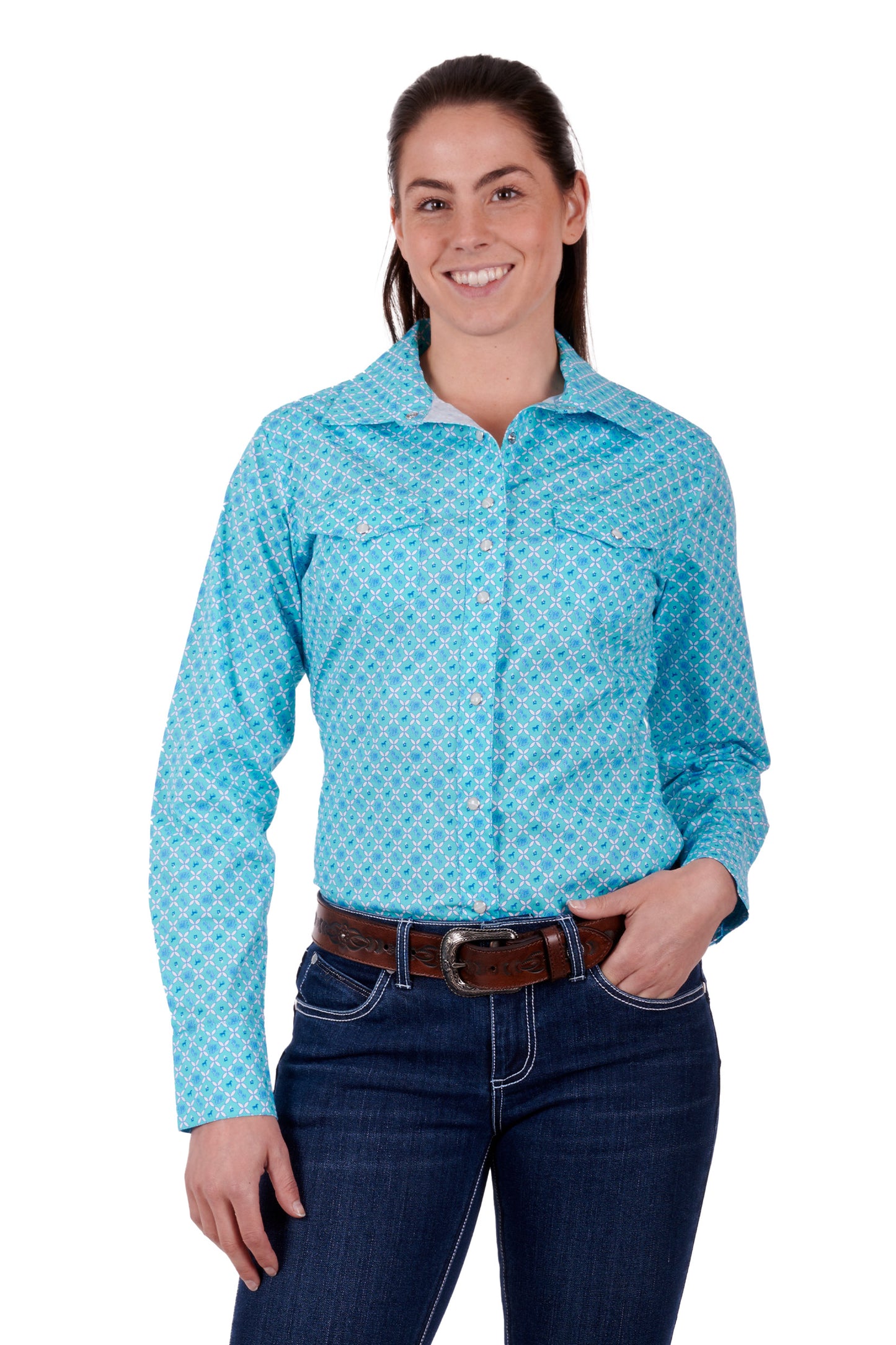 Wrangler Ladies L/S Shirt - X3S2126509