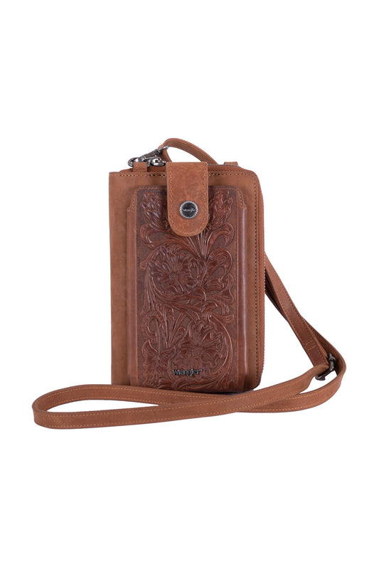 Wrangler Tayla Phone Bag - Tan - X3S2943BAG