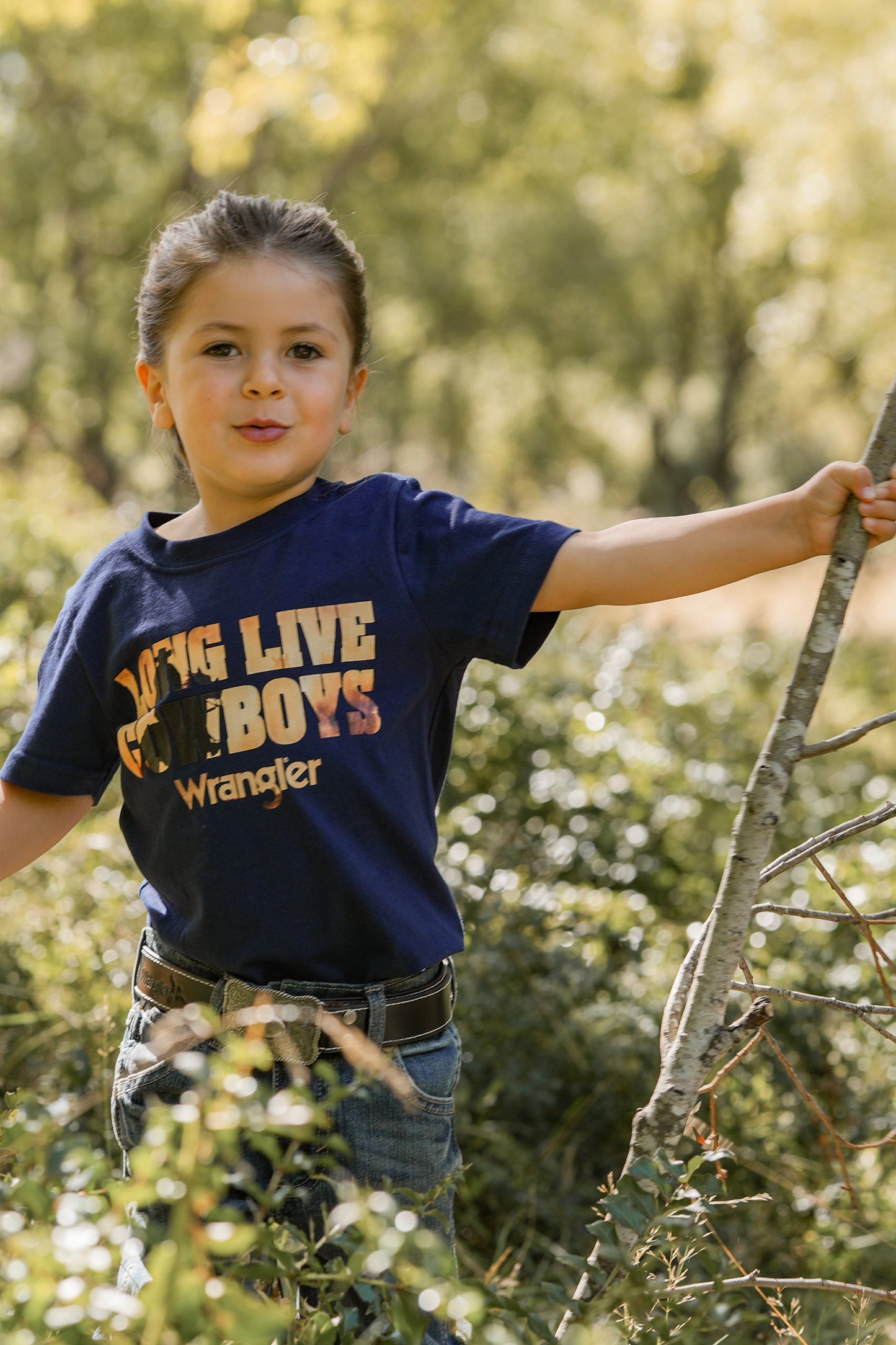 Wrangler Boys Payne Short Sleeve Tee - Navy - X3S3557845
