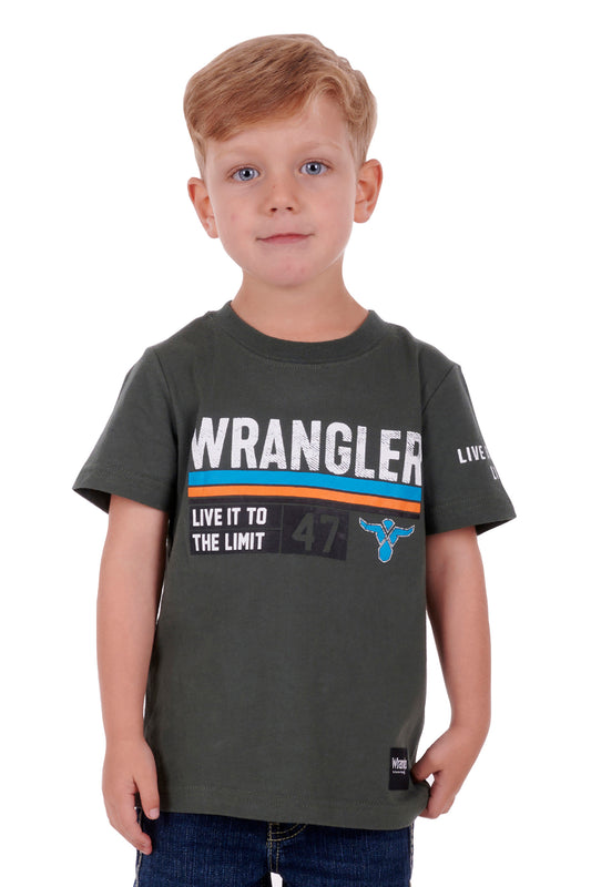 Wrangler Boys Jones Short Sleeve Tee - Cypress - X3S3557850