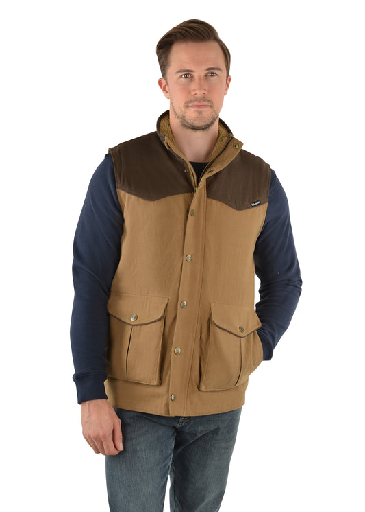 Wrangler USA Mens Ashton Vest - ON SALE