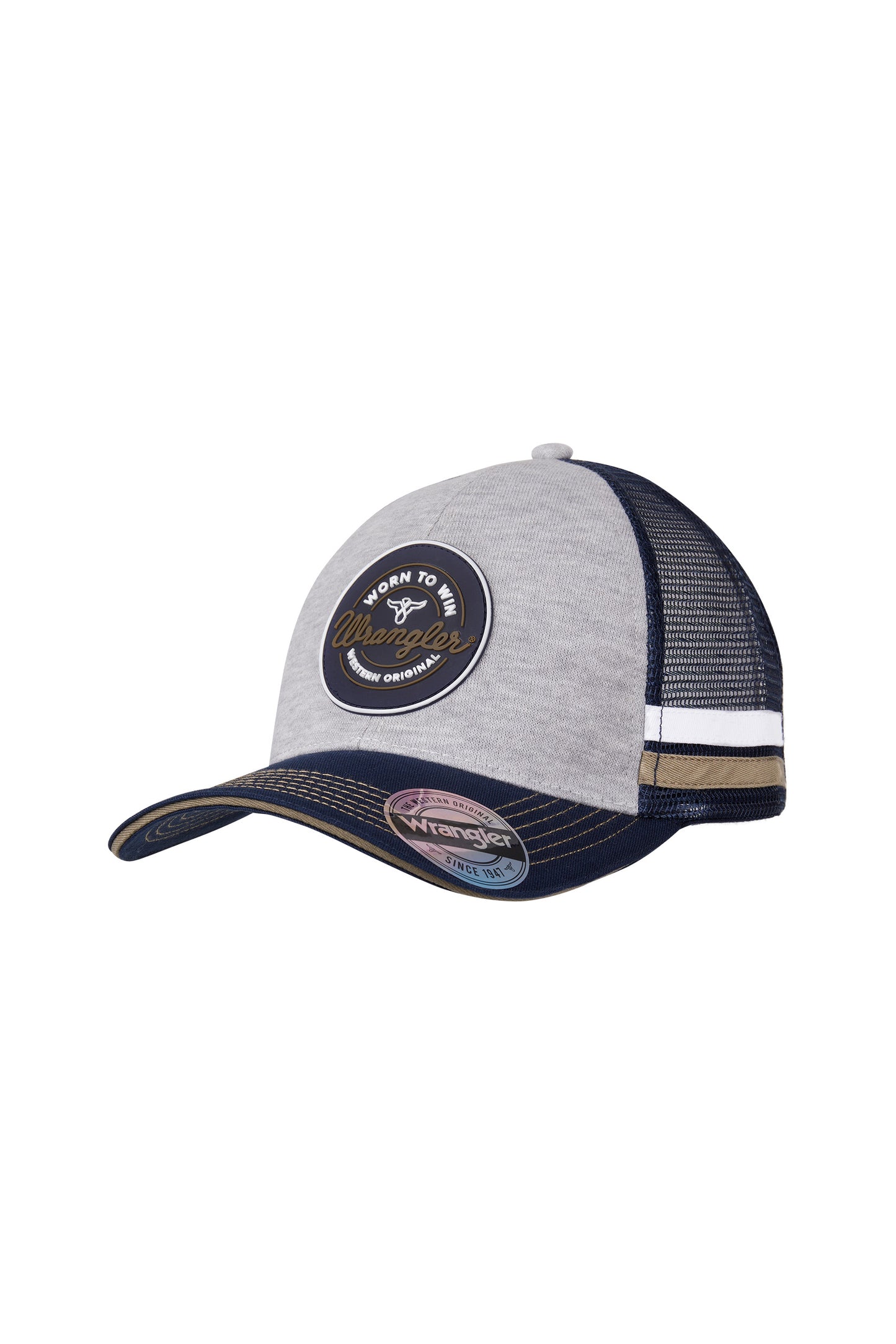 Wrangler Andy Trucker Cap - Grey Marle/Navy - X4S1944CAP