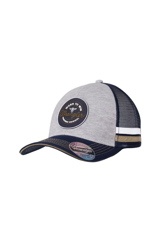 Wrangler Andy Trucker Cap - Grey Marle/Navy - X4S1944CAP