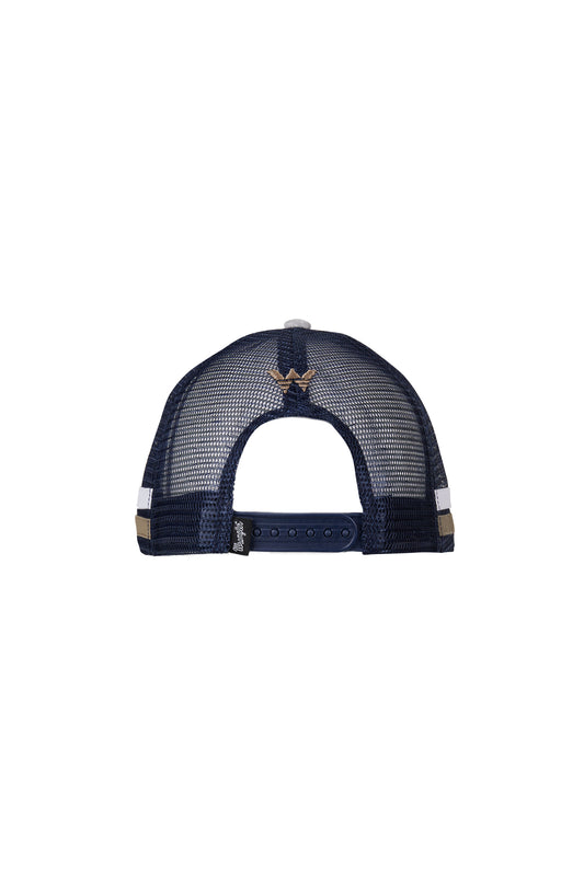 Wrangler Andy Trucker Cap - Grey Marle/Navy - X4S1944CAP