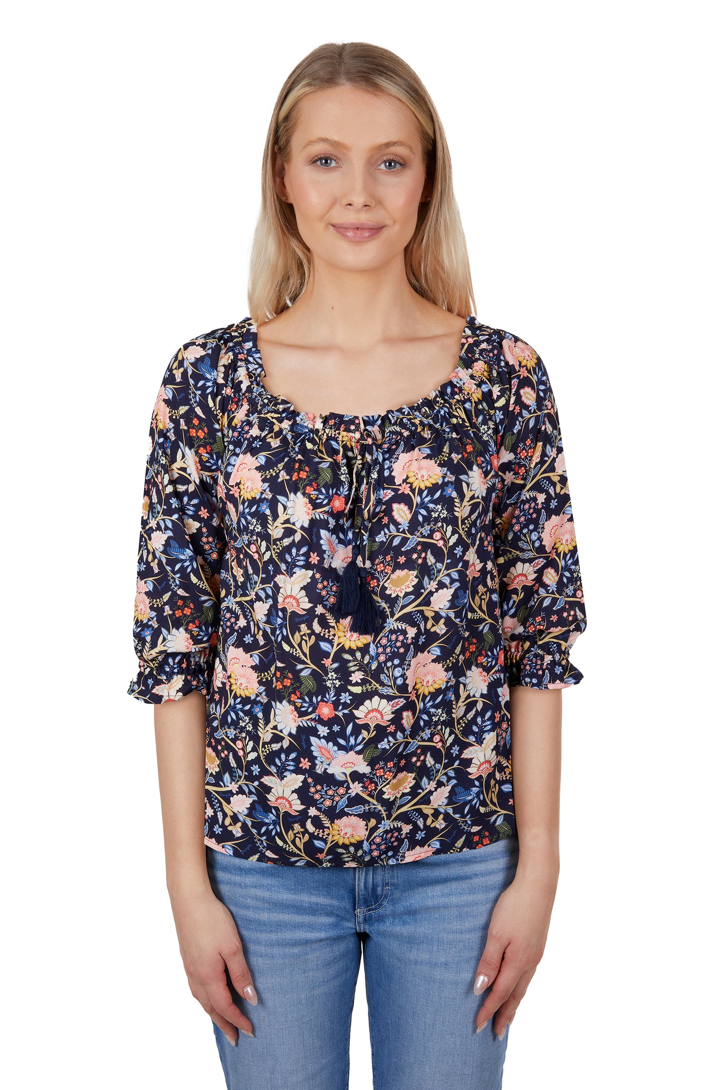 Wrangler Ladies Cassidy S/S Blouse - X4S2523199