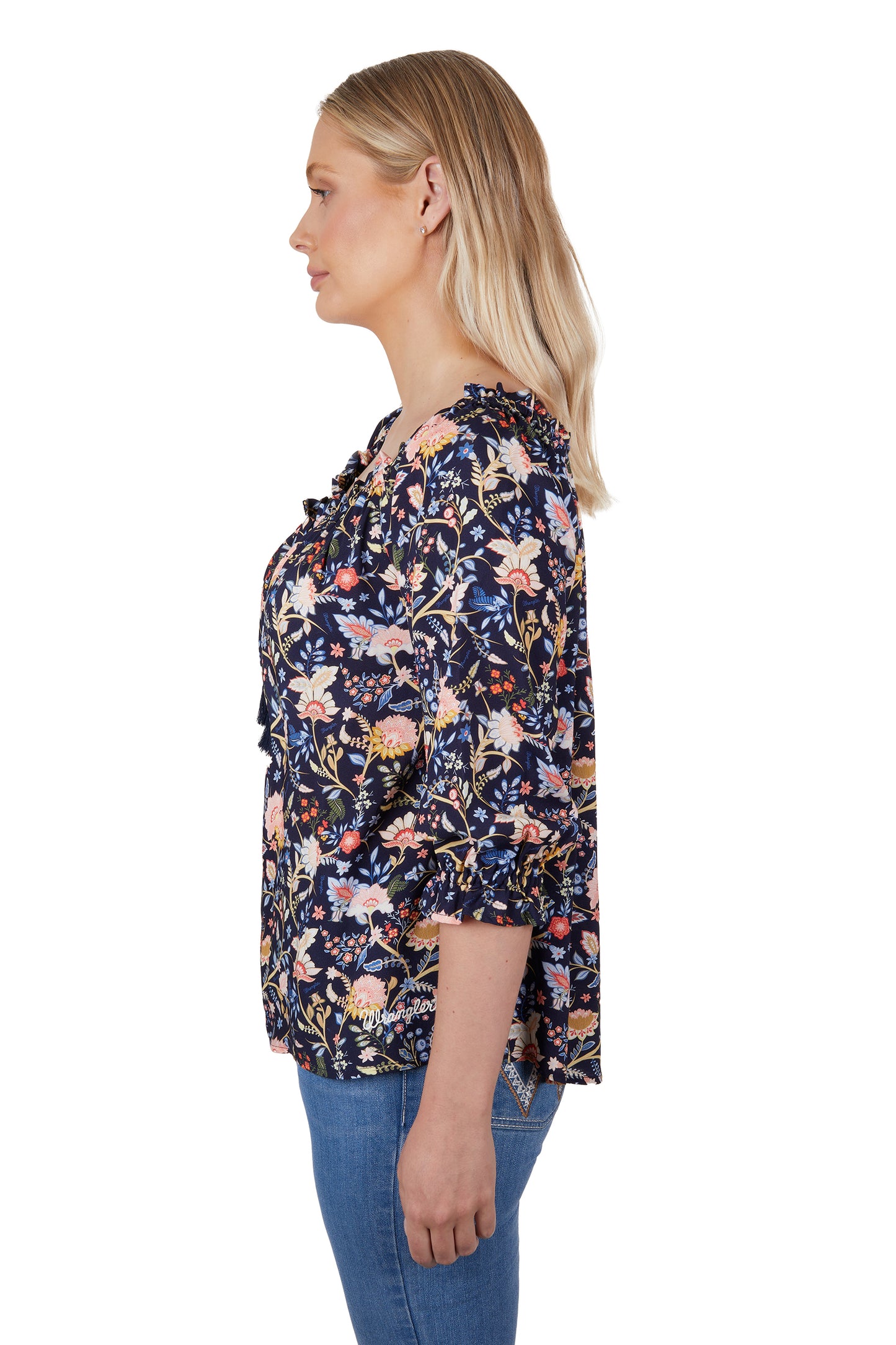 Wrangler Ladies Cassidy S/S Blouse - X4S2523199