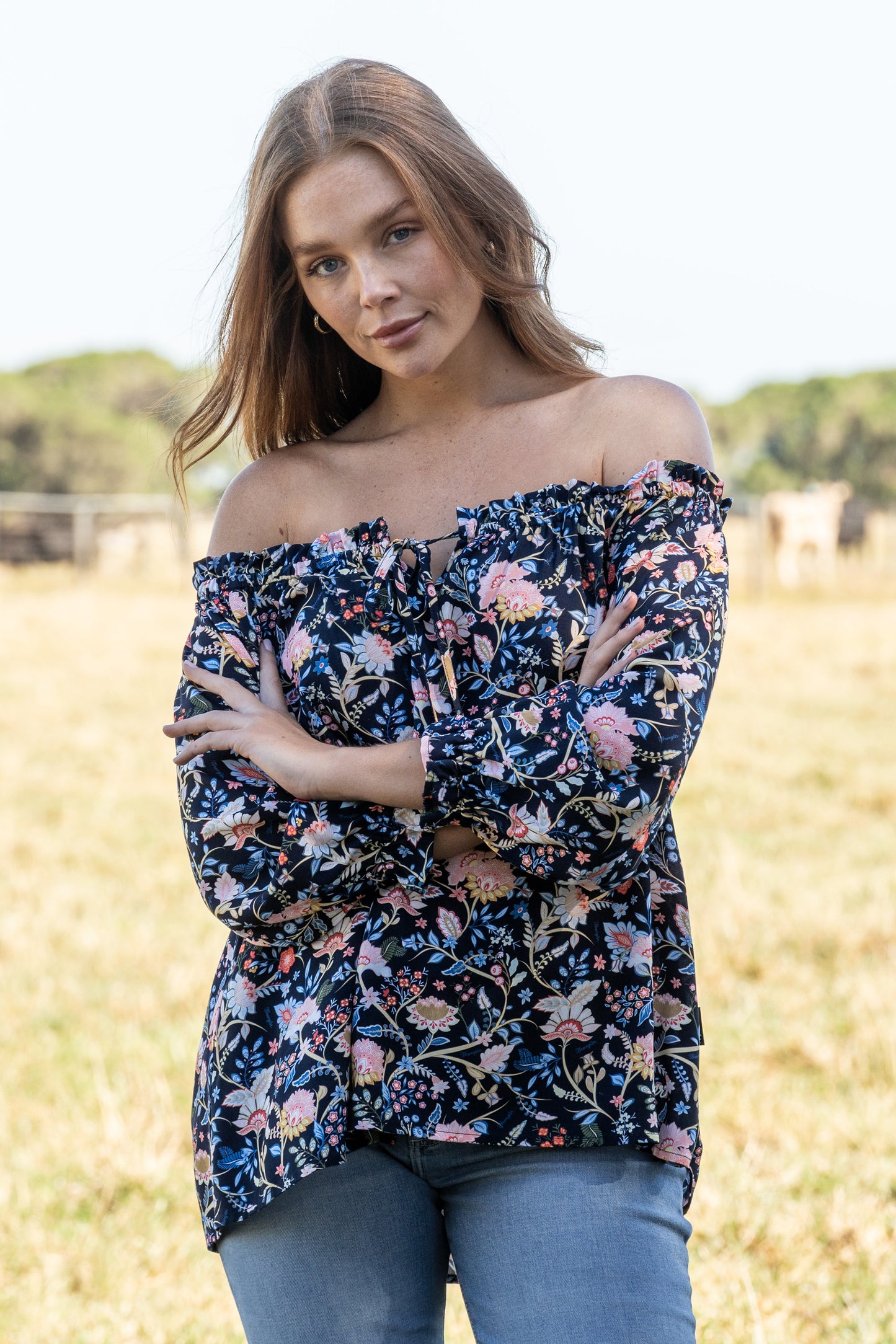 Wrangler Ladies Cassidy S/S Blouse - X4S2523199