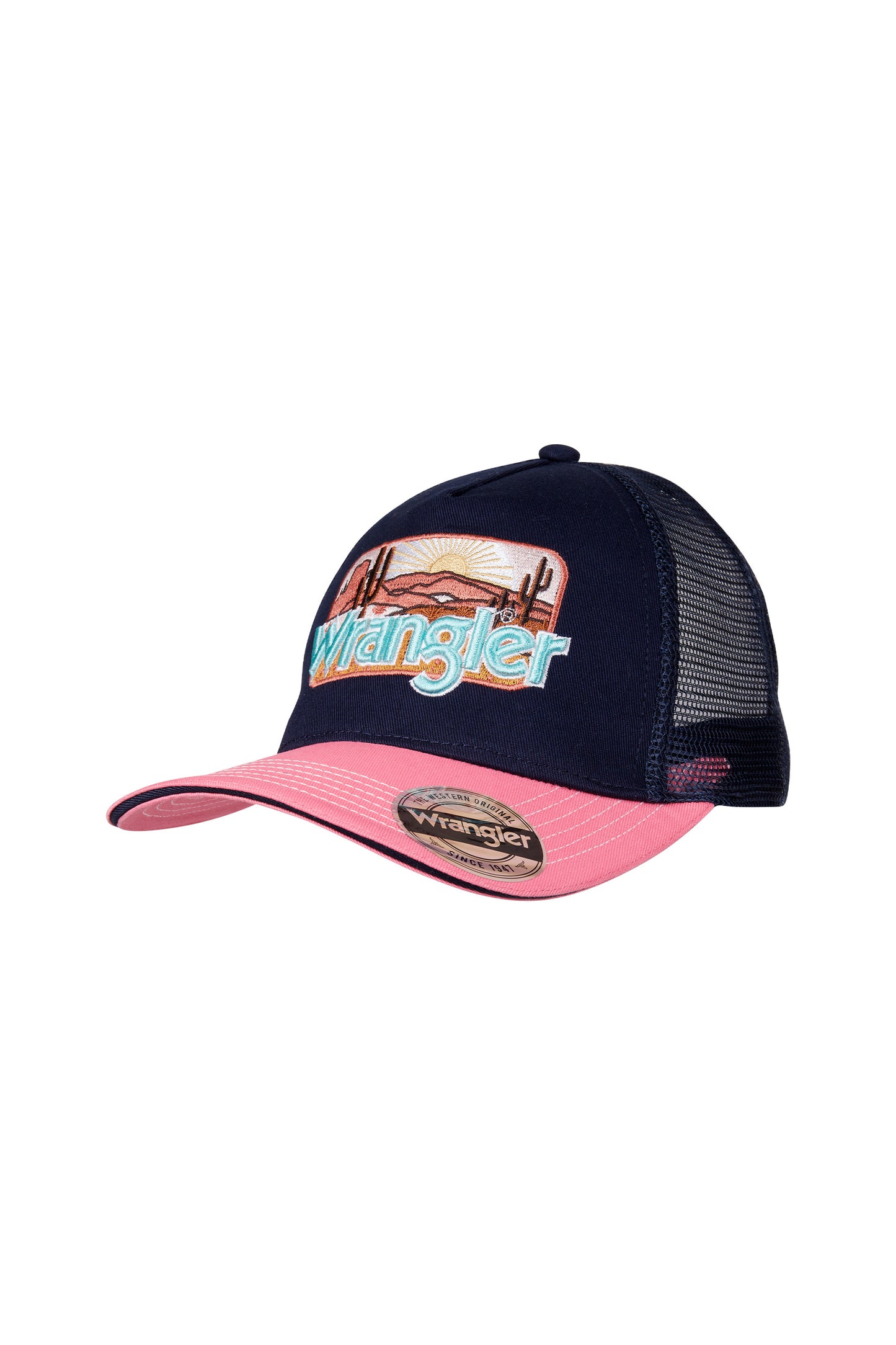 Wrangler Romy Trucker Cap - Navy/Peach - X4S2910CAP