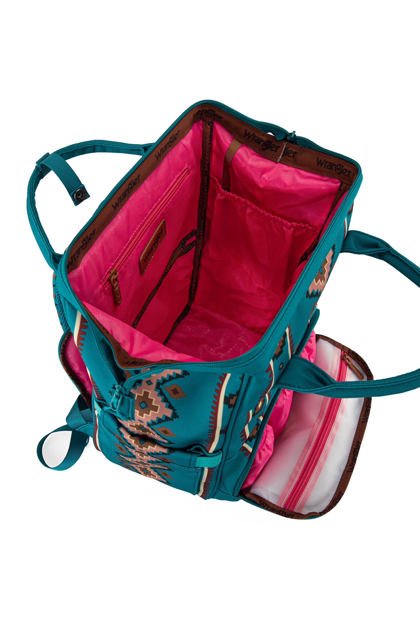 Wrangler Southwestern Backpack Baby Bag - X4S2960BAG - Turquoise