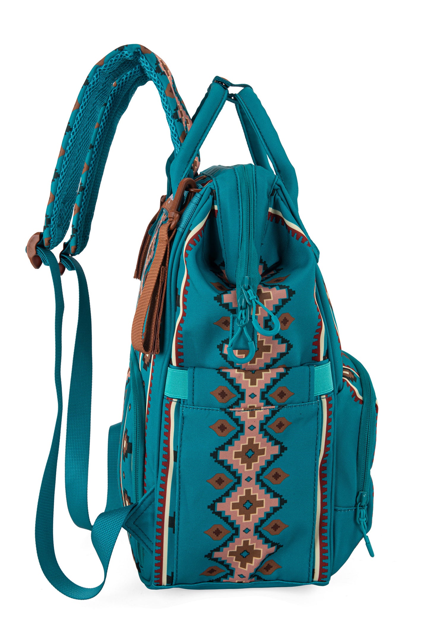 Wrangler Southwestern Backpack Baby Bag X4S2960BAG Turquoise