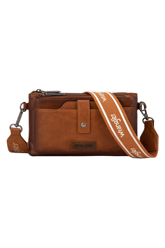 Wrangler Wallet Crossbody Bag - Tan - X4S2962BAG