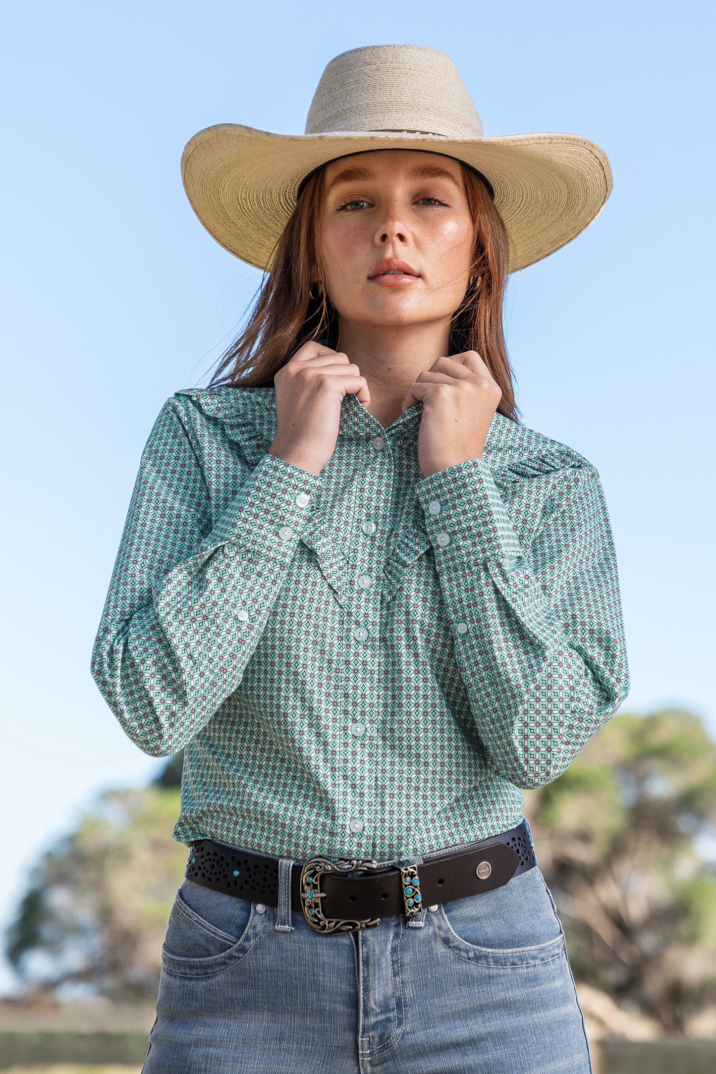Wrangler Bonnie Belt - Dark Tan