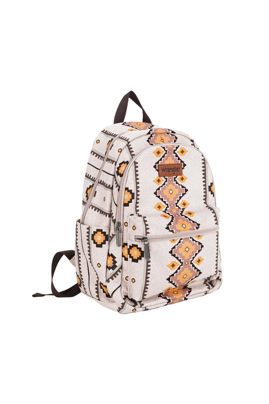 Wrangler Southwestern Canvas Backpack - Natural - X4S2974BAG