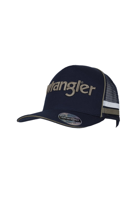 Wrangler Dan High Profile Trucker Cap - Navy - X4W1940CAP