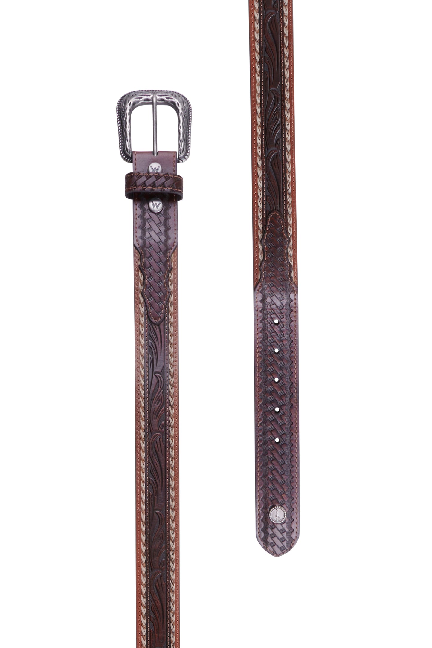 Wrangler Carden Belt - Dark Tan