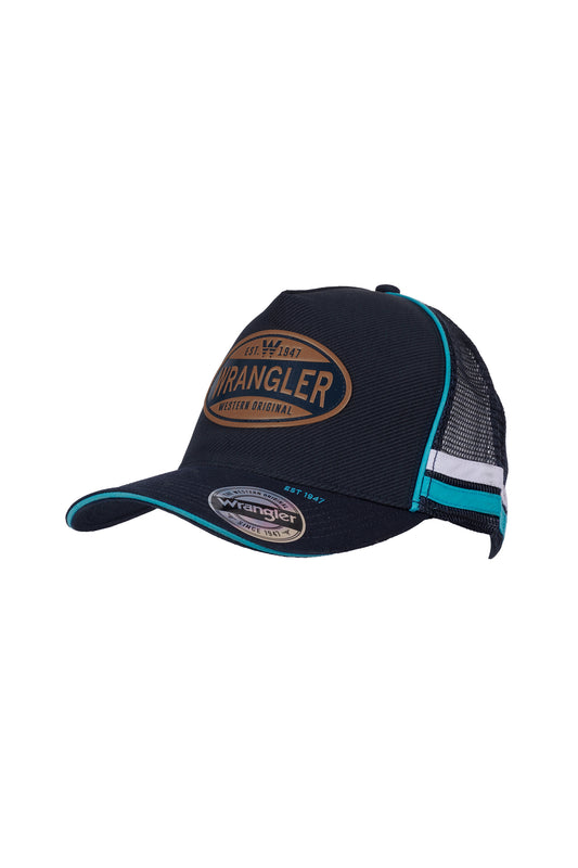 Wrangler Ian High Profile Trucker Cap - Navy - X4W1942CAP