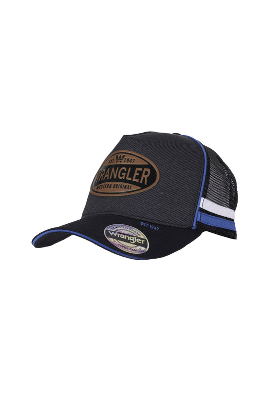 Wrangler Ian High Profile Trucker Cap - Black - X4W1942CAP