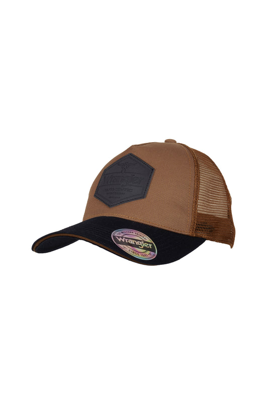 Wrangler Kane Trucker Cap - Dark Tan - X4W1947CAP