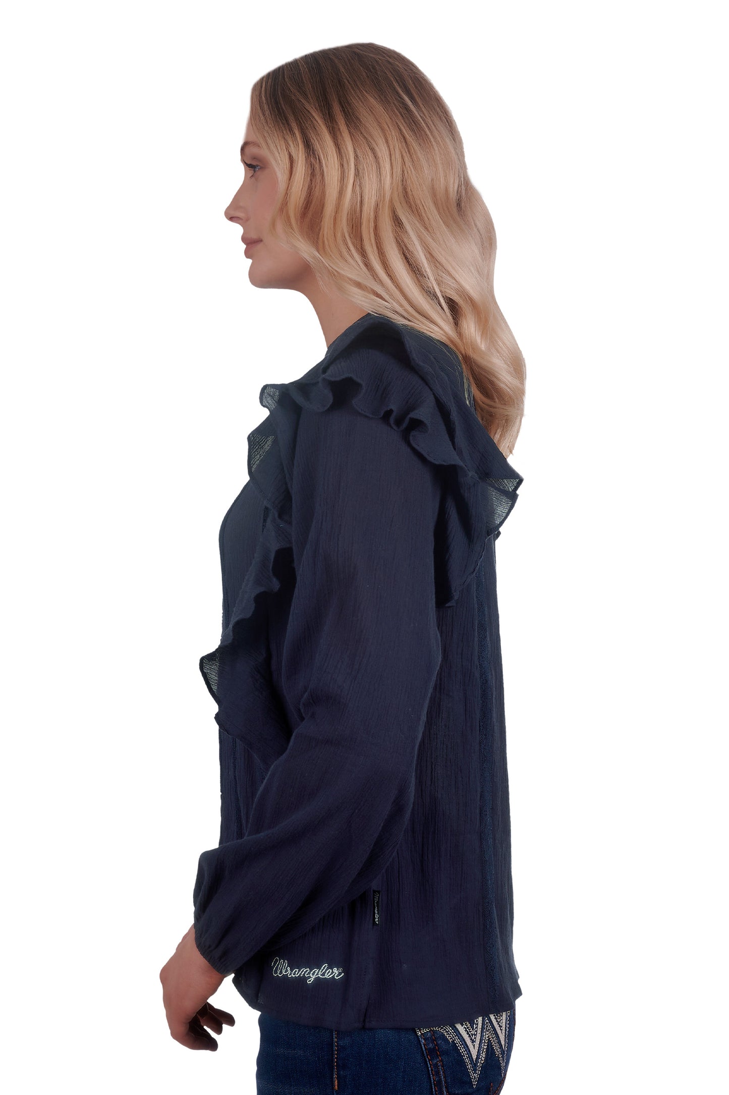 Wrangler Ladies Vannessa L/S Blouse - X4W2512081