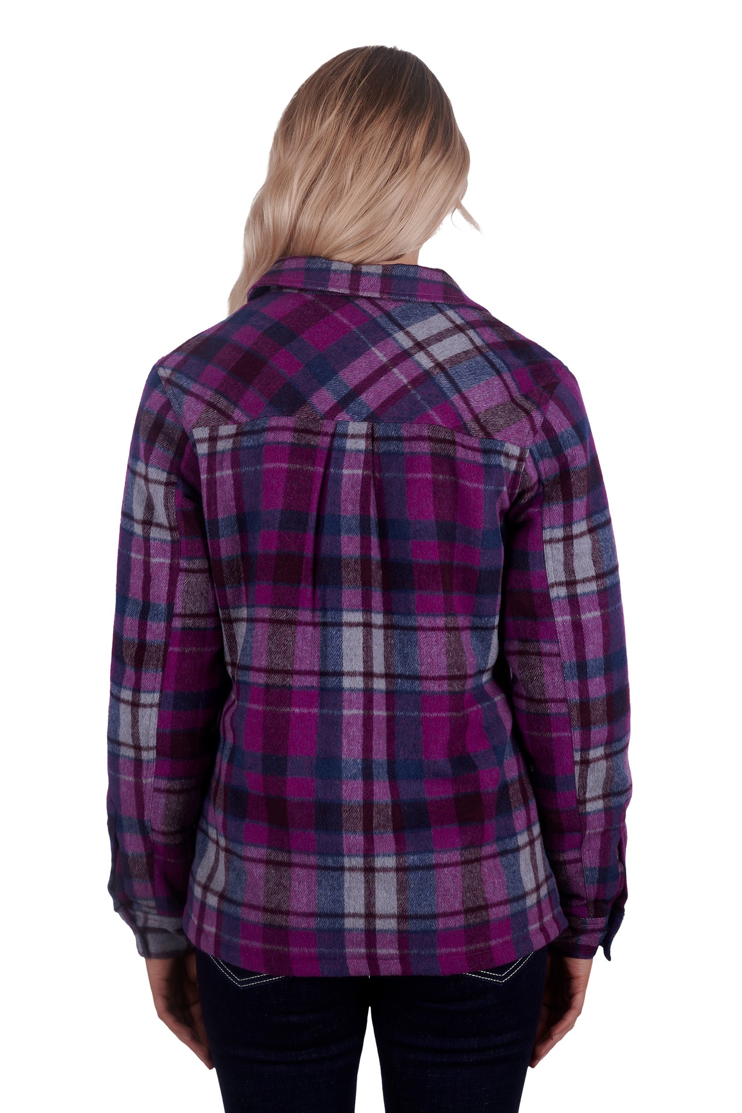 Wrangler Ladies Nevada Shirt Jacket - Pink - X4W2776093