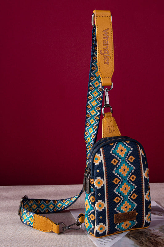 Wrangler Southwestern Sling Bag - X4W2954BAG - Navy