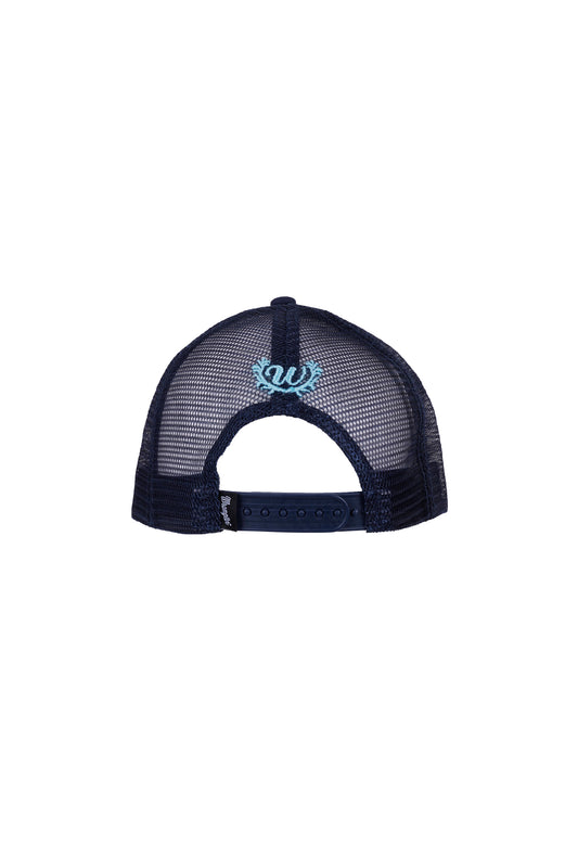 Wrangler Chelsea Trucker Cap - Navy/Aqua - X4W2999CAP