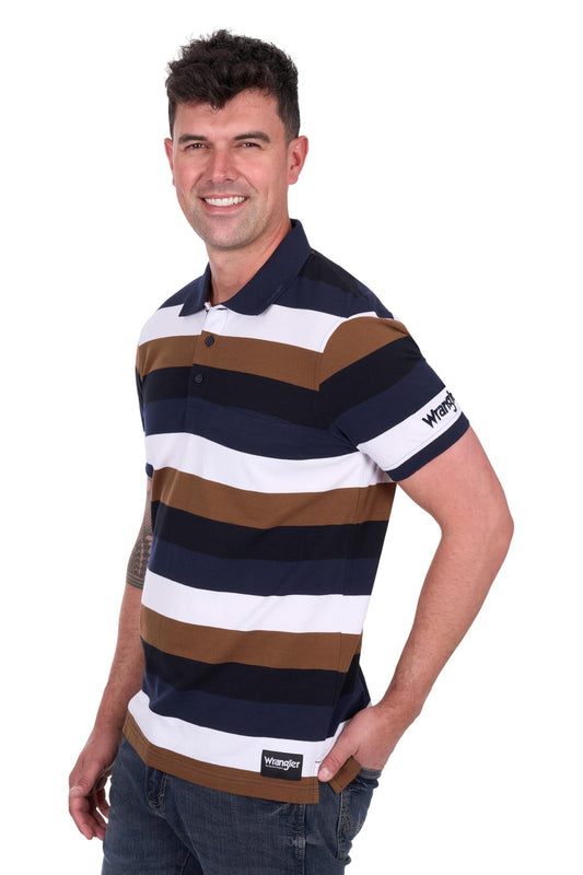 Wrangler Mens 1-Pocket S/S Polo - X5S1560375