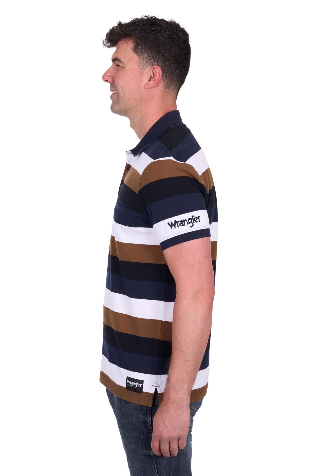 Wrangler Mens 1-Pocket S/S Polo - X5S1560375