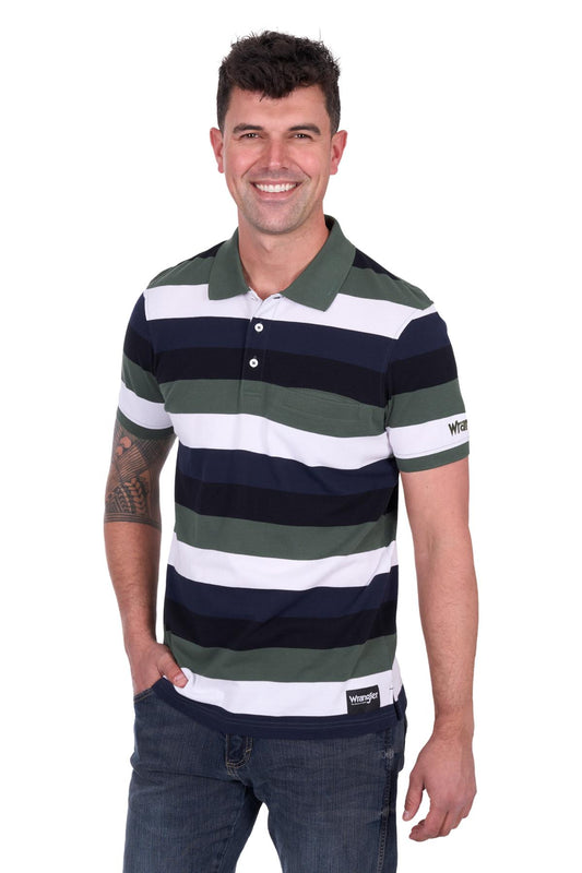 Wrangler Mens 1-Pocket S/S Polo - X5S1560378