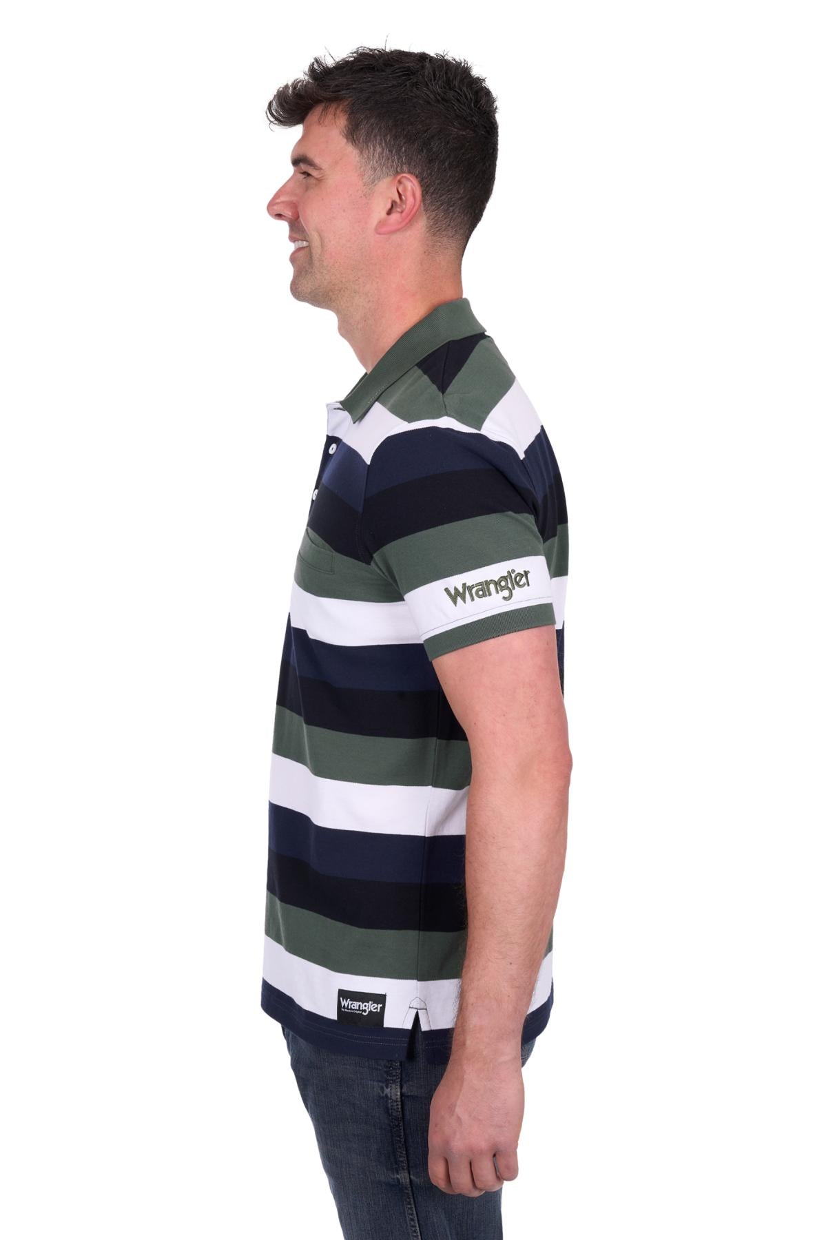 Wrangler Mens 1-Pocket S/S Polo - X5S1560378