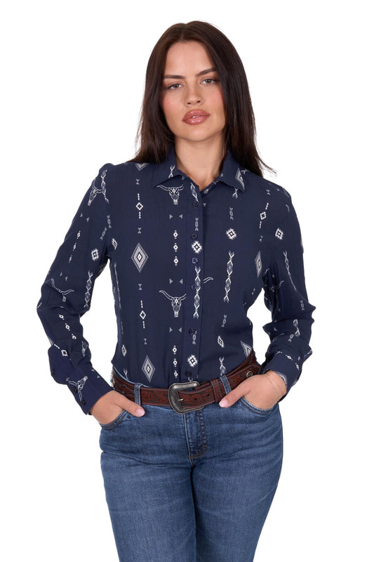 Wrangler Ladies Austin L/S Shirt - X5S2126430