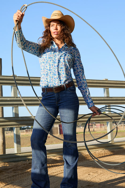 Wrangler Ladies Alissa L/S Shirt - X5S2127439