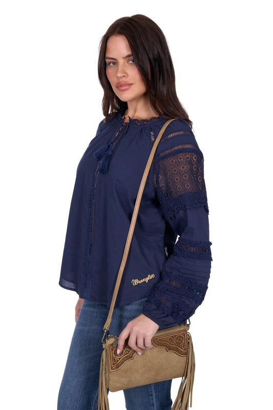 Wrangler Ladies Tamara L/S Blouse - X5S2513443