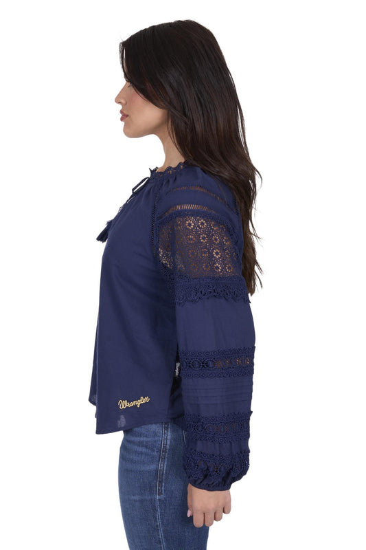 Wrangler Ladies Tamara L/S Blouse - X5S2513443