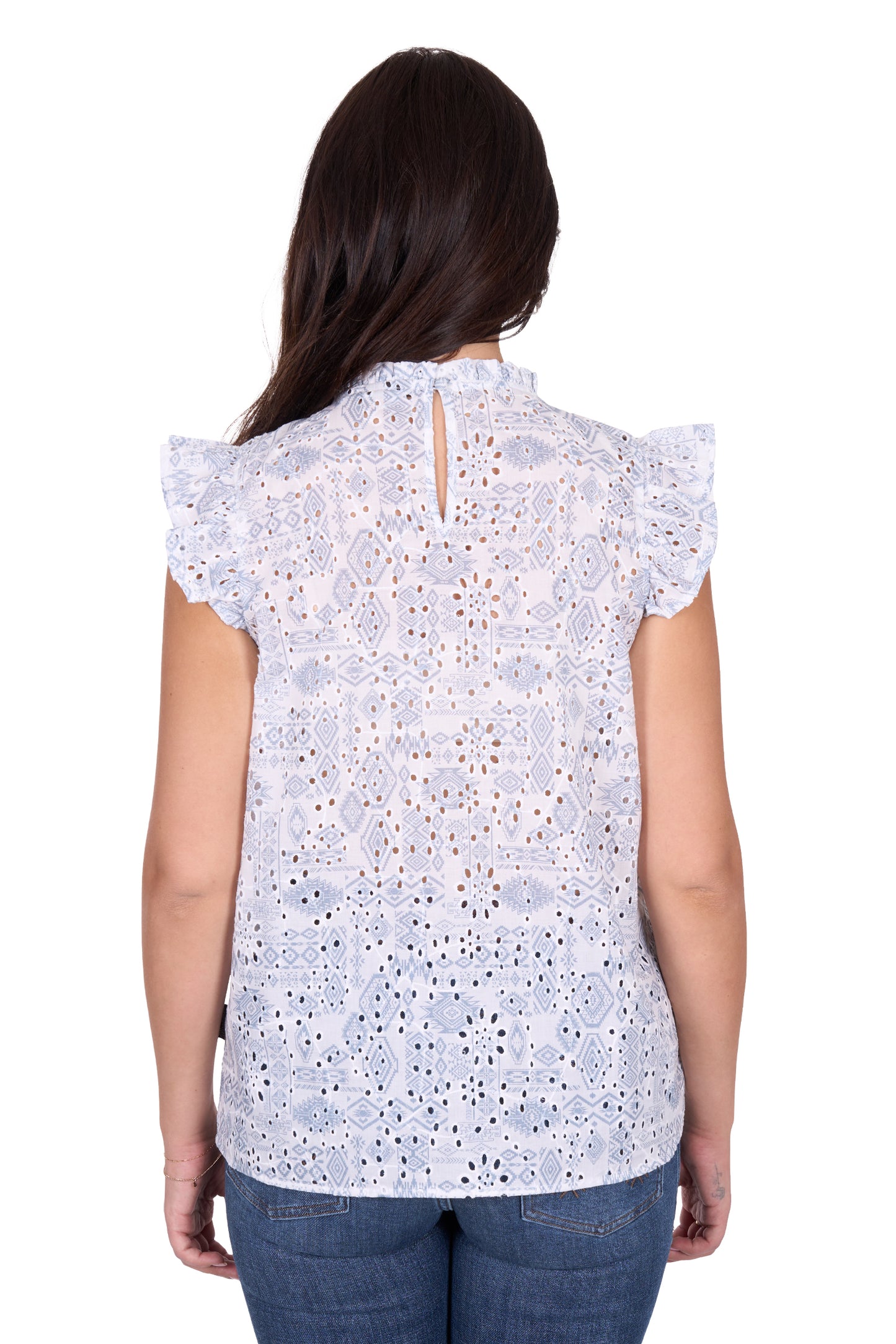 Wrangler Ladies Harlow Sleeveless Blouse - X5S2537444
