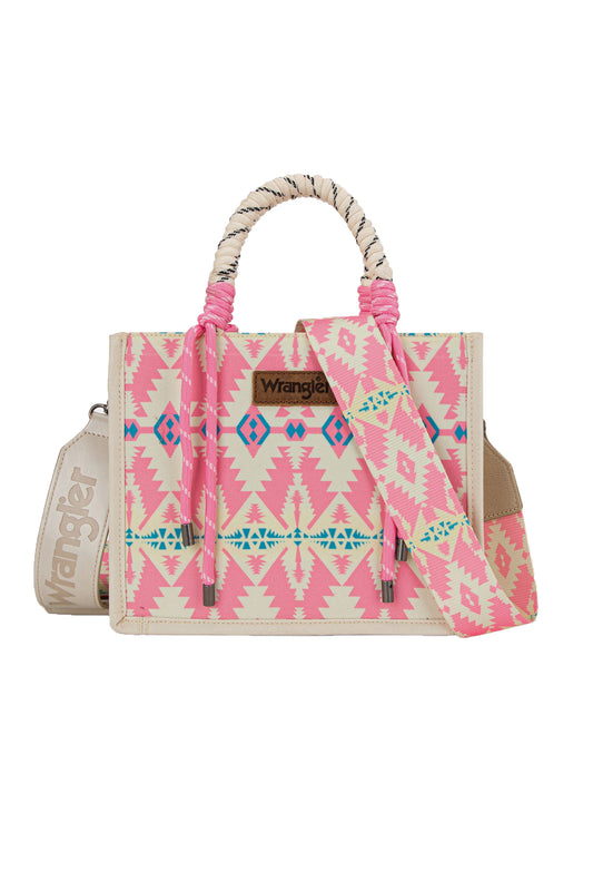 Wrangler Southwestern Rope Handle Bag - X5S2901BAG - Pink