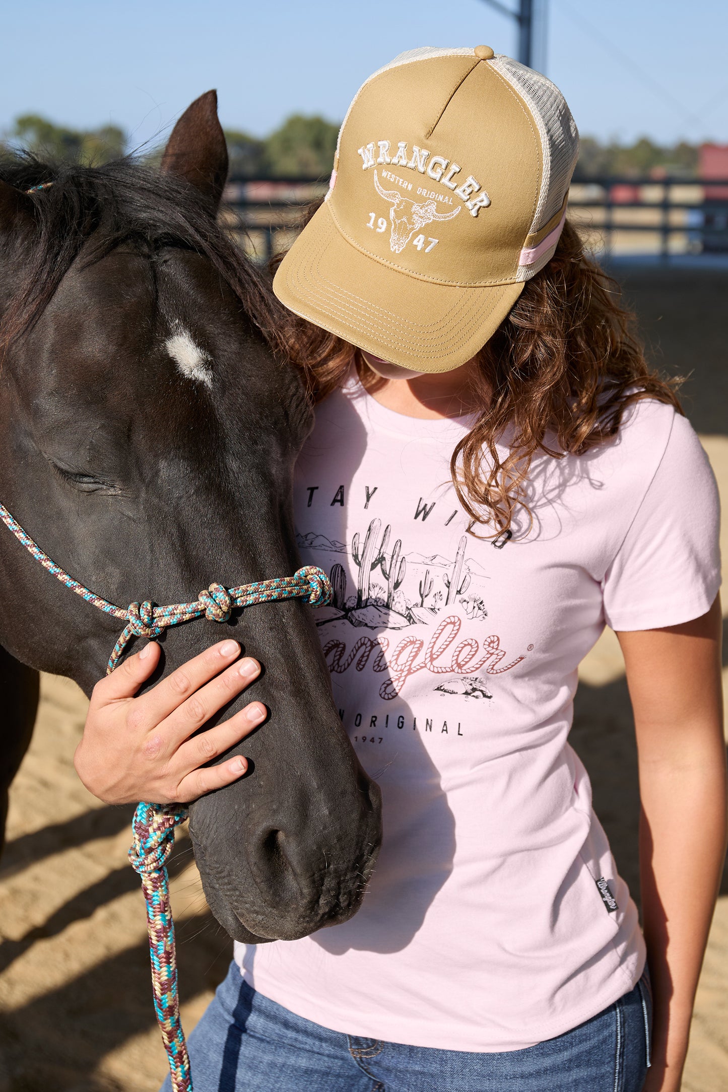 Wrangler Wendy High Profile Ponytail Trucker Cap