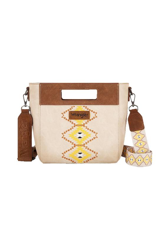 Wrangler Inez Embroidery Bag - X5S2948BAG - Natural