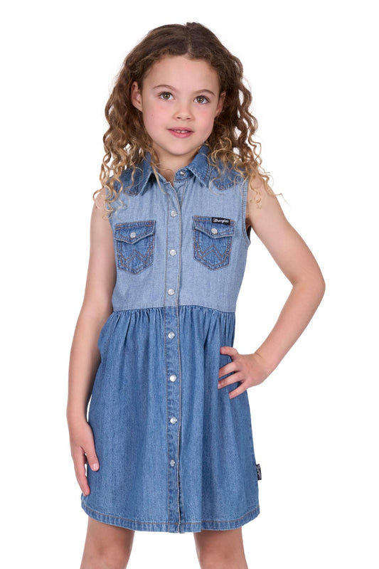 Wrangler Girls Joanna Sleeveless Dress - X5S5400459