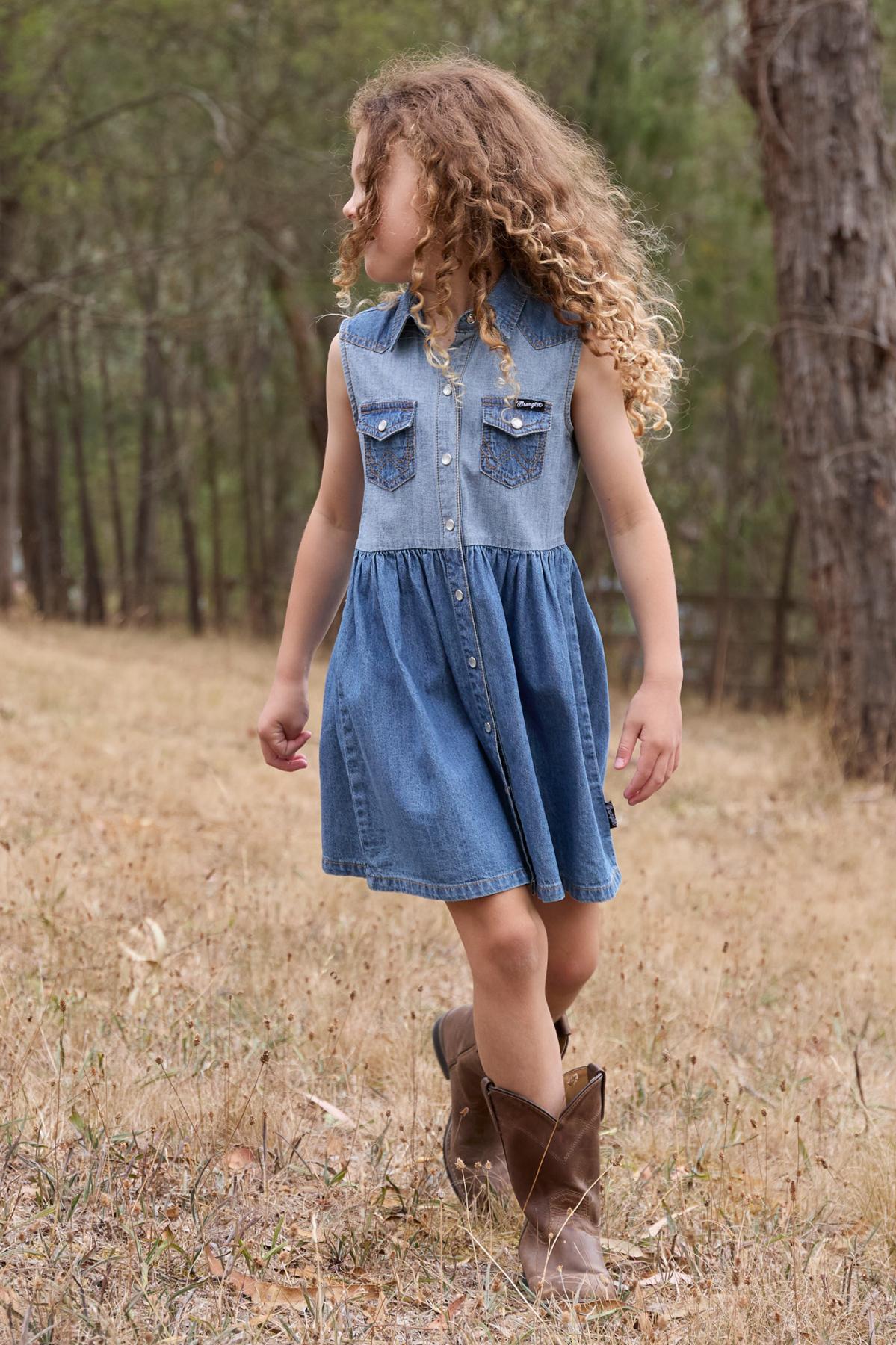 Wrangler Girls Joanna Sleeveless Dress - X5S5400459