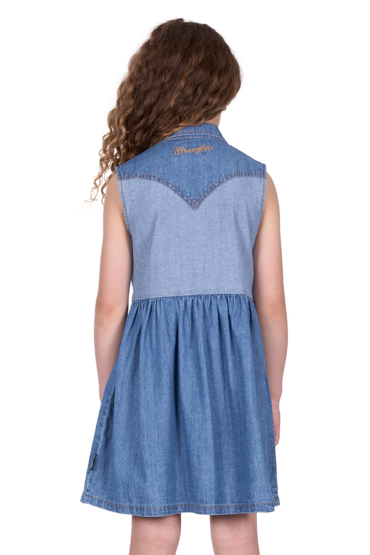 Wrangler Girls Joanna Sleeveless Dress - X5S5400459
