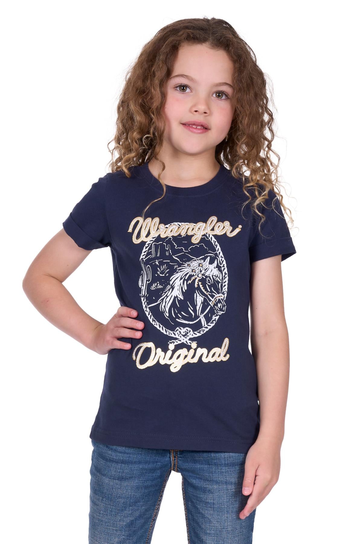 Wrangler Girls Glenda S/S Tee Shirt - X5S5598416