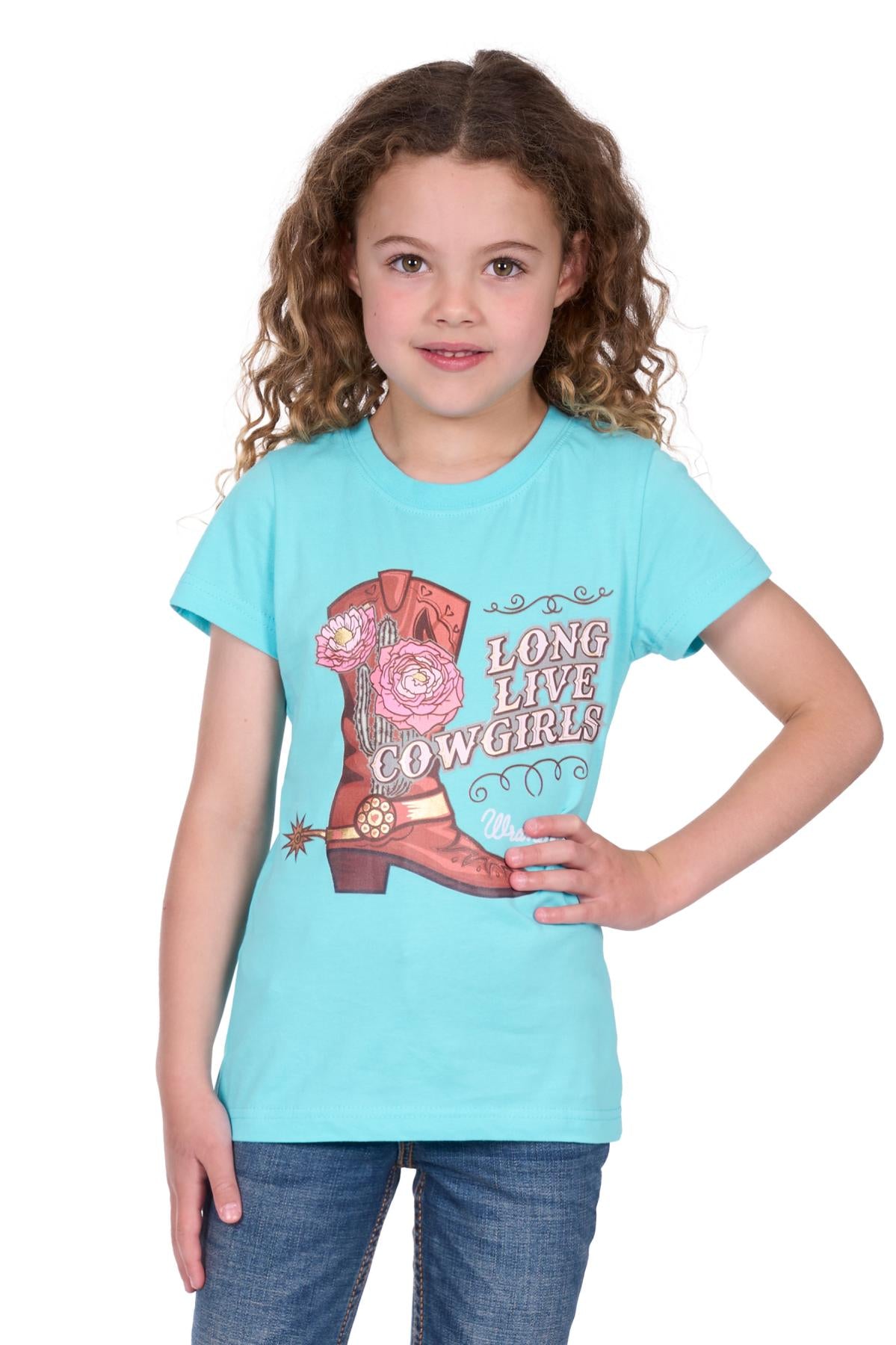 Wrangler Girls Kelly S/S Tee Shirt - X5S5598453