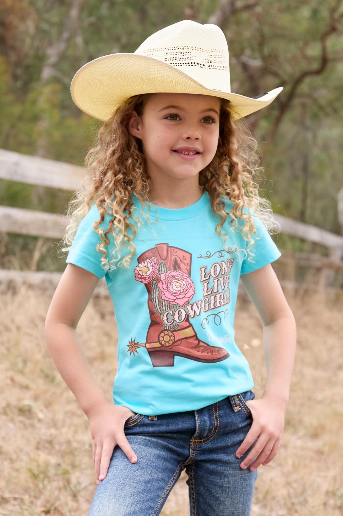 Wrangler Girls Kelly S/S Tee Shirt - X5S5598453