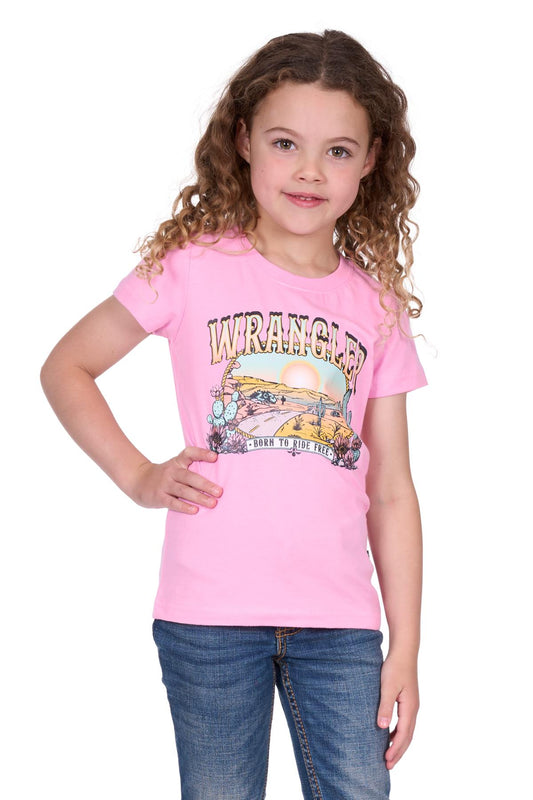 Wrangler Girls Cherie S/S Tee Shirt - X5S5598454