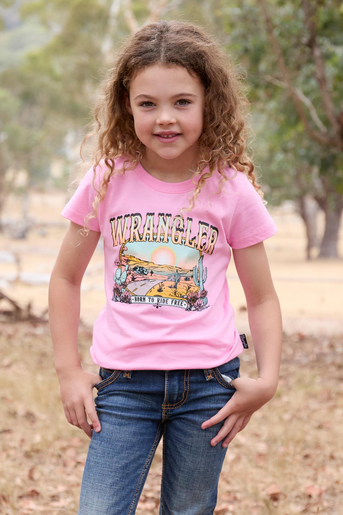 Wrangler Girls Cherie S/S Tee Shirt - X5S5598454