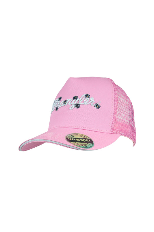 Wrangler Kids Aria High Profile Ponytail Trucker Cap