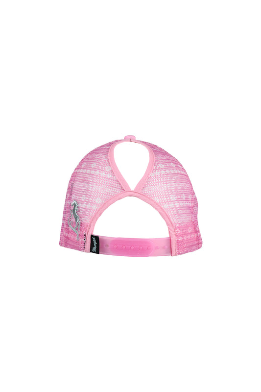Wrangler Kids Aria High Profile Ponytail Trucker Cap